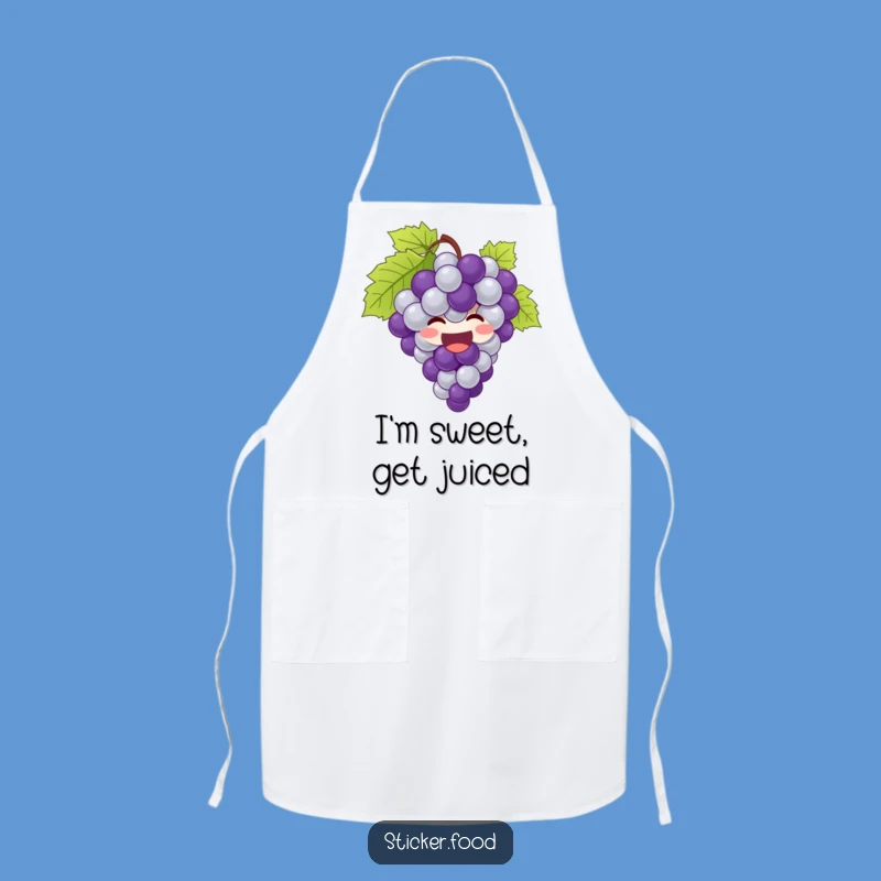 Funny Grapes Apron: Cook With Giggles In This Joyful Kitchen Gear