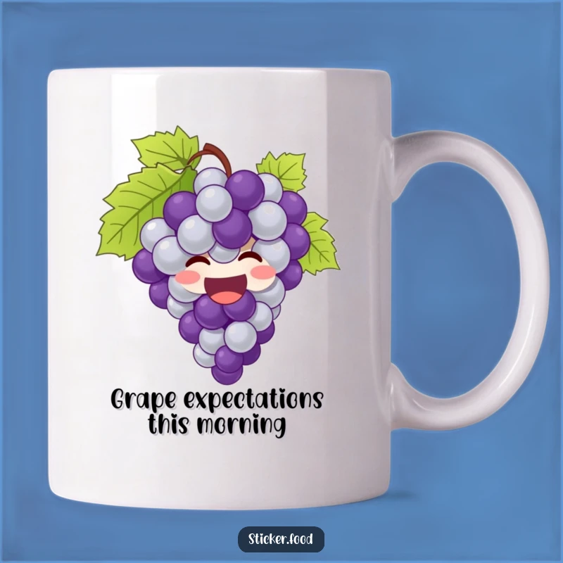 Funny Grapes Mug: Giggling Bunch, Bursting With Joy, Perfect Gift
